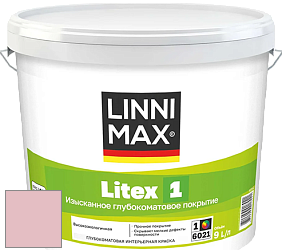 Краска LINNIMAX LITEX 1 / ЛИННИМАКС ЛИТЕКС 1 (CAPAROL SAMTEX 3) высокоэкологичная латексная краска цвет NCS S 1020-R10B 