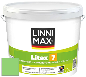 Краска LINNIMAX LITEX 7 / ЛИННИМАКС ЛИТЕКС 7  (CAPAROL SAMTEX 7) латексная краска цвет NCS S 0560-G20Y 