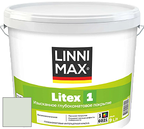 Краска LINNIMAX LITEX 1 / ЛИННИМАКС ЛИТЕКС 1 (CAPAROL SAMTEX 3) высокоэкологичная латексная краска цвет NCS S 0907-G20Y 