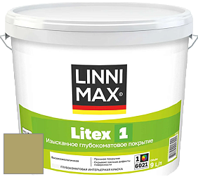 Краска LINNIMAX LITEX 1 / ЛИННИМАКС ЛИТЕКС 1 (CAPAROL SAMTEX 3) высокоэкологичная латексная краска цвет NCS S 3030-G80Y 