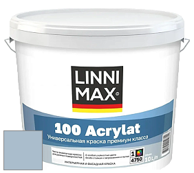 Краска LINNIMAX 100 ACRYLAT / ЛИННИМАКС 100 АКРИЛАТ (CAPAROL AMPHIBOLIN) акриловая краска цвет Lago 85 