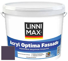 Краска LINNIMAX ACRYL OPTIMA FASSADE / ЛИННИМАКС АКРИЛ ОПТИМА ФАСАД (ALPINA) акриловая краска цвет NCS S 7020-R50B 