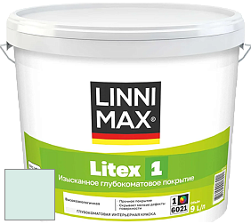 Краска LINNIMAX LITEX 1 / ЛИННИМАКС ЛИТЕКС 1 (CAPAROL SAMTEX 3) высокоэкологичная латексная краска цвет NCS S 0510-B70G 