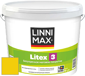 Краска LINNIMAX LITEX 3 / ЛИННИМАКС ЛИТЕКС 3 (ALPINA PREMIUM WAND) латексная краска цвет NCS S 0575-G90Y 
