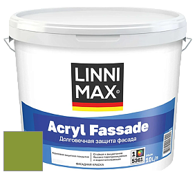 Краска LINNIMAX ACRYL FASSADE / ЛИННИМАКС АКРИЛ ФАССАДЕ (CAPAROL) акриловая фасадная краска цвет NCS S 2070-G40Y 