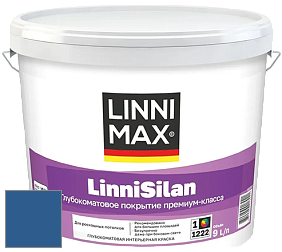 Краска LINNIMAX LinniSilan /ЛИННИМАКС ЛинниСилан (CAPAROL CAPASILAN) глубокоматовая краска цвет NCS S 4050-R80B 