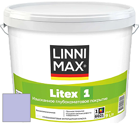 Краска LINNIMAX LITEX 1 / ЛИННИМАКС ЛИТЕКС 1 (CAPAROL SAMTEX 3) высокоэкологичная латексная краска цвет NCS S 1030-R60B 
