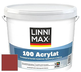 Краска LINNIMAX 100 ACRYLAT / ЛИННИМАКС 100 АКРИЛАТ (CAPAROL AMPHIBOLIN) акриловая краска цвет Grenadin 95 