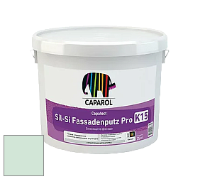 Краска Caparol Capatect Fassadenputz Sil-Si Pro / Капарол Капатек штукатурка структурная камешковая 25 кг. цвет Malachit 90 
