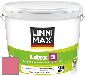 Краска LINNIMAX LITEX 3 / ЛИННИМАКС ЛИТЕКС 3 (ALPINA PREMIUM WAND) латексная краска цвет NCS S 1060-R10B 