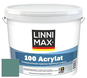Краска LINNIMAX 100 ACRYLAT / ЛИННИМАКС 100 АКРИЛАТ (CAPAROL AMPHIBOLIN) акриловая краска цвет Odenwald 12 