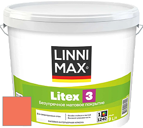 Краска LINNIMAX LITEX 3 / ЛИННИМАКС ЛИТЕКС 3 (ALPINA PREMIUM WAND) латексная краска цвет NCS S 0570-Y70R 