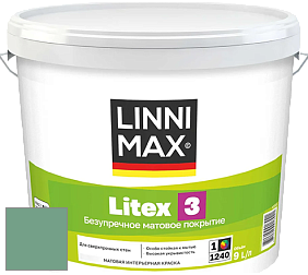 Краска LINNIMAX LITEX 3 / ЛИННИМАКС ЛИТЕКС 3 (ALPINA PREMIUM WAND) латексная краска цвет NCS S 3030-G 