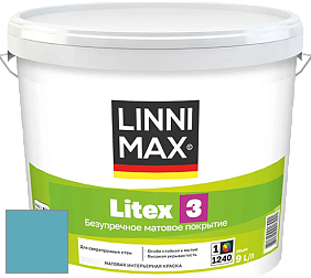 Краска LINNIMAX LITEX 3 / ЛИННИМАКС ЛИТЕКС 3 (ALPINA PREMIUM WAND) латексная краска цвет NCS S 2040-B10G 