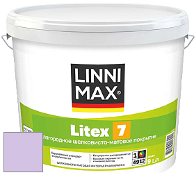 Краска LINNIMAX LITEX 7 / ЛИННИМАКС ЛИТЕКС 7  (CAPAROL SAMTEX 7) латексная краска цвет NCS S 0530-R50B 