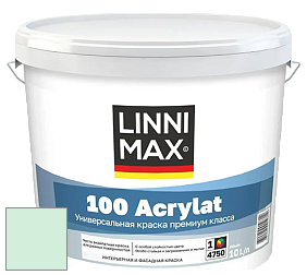 Краска LINNIMAX 100 ACRYLAT / ЛИННИМАКС 100 АКРИЛАТ (CAPAROL AMPHIBOLIN) акриловая краска цвет Malachit 120 