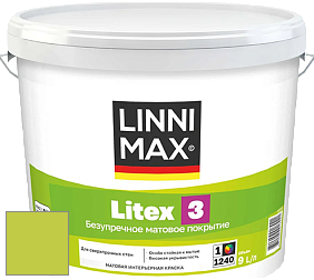 Краска LINNIMAX LITEX 3 / ЛИННИМАКС ЛИТЕКС 3 (ALPINA PREMIUM WAND) латексная краска цвет NCS S 0565-G50Y 