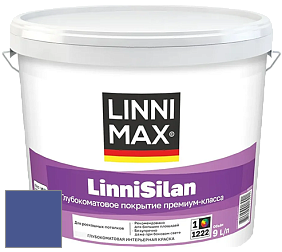 Краска LINNIMAX LinniSilan /ЛИННИМАКС ЛинниСилан (CAPAROL CAPASILAN) глубокоматовая краска цвет NCS S 4050-R70B 