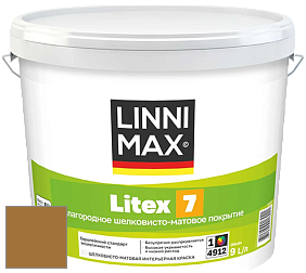 Краска LINNIMAX LITEX 7 / ЛИННИМАКС ЛИТЕКС 7  (CAPAROL SAMTEX 7) латексная краска цвет NCS S 4050-Y10R 