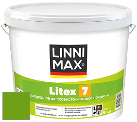 Краска LINNIMAX LITEX 7 / ЛИННИМАКС ЛИТЕКС 7  (CAPAROL SAMTEX 7) латексная краска цвет Pinie 95 