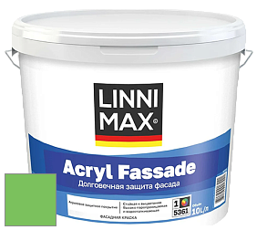 Краска LINNIMAX ACRYL FASSADE / ЛИННИМАКС АКРИЛ ФАССАДЕ (CAPAROL) акриловая фасадная краска цвет NCS S 0570-G20Y 