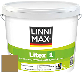 Краска LINNIMAX LITEX 1 / ЛИННИМАКС ЛИТЕКС 1 (CAPAROL SAMTEX 3) высокоэкологичная латексная краска цвет NCS S 4040-Y 