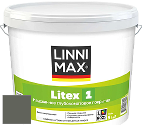 Краска LINNIMAX LITEX 1 / ЛИННИМАКС ЛИТЕКС 1 (CAPAROL SAMTEX 3) высокоэкологичная латексная краска цвет NCS S 7005-G50Y 
