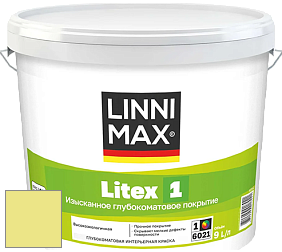 Краска LINNIMAX LITEX 1 / ЛИННИМАКС ЛИТЕКС 1 (CAPAROL SAMTEX 3) высокоэкологичная латексная краска цвет NCS S 0540-G70Y 