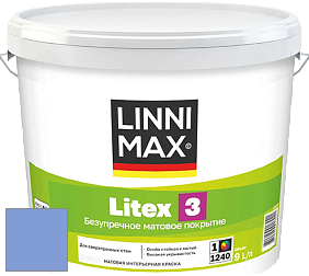 Краска LINNIMAX LITEX 3 / ЛИННИМАКС ЛИТЕКС 3 (ALPINA PREMIUM WAND) латексная краска цвет NCS S 1550-R70B 