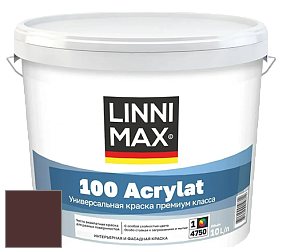 Краска LINNIMAX 100 ACRYLAT / ЛИННИМАКС 100 АКРИЛАТ (CAPAROL AMPHIBOLIN) акриловая краска цвет Barolo 5 