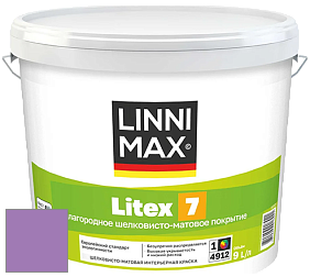 Краска LINNIMAX LITEX 7 / ЛИННИМАКС ЛИТЕКС 7  (CAPAROL SAMTEX 7) латексная краска цвет NCS S 2050-R50B 