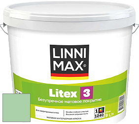Краска LINNIMAX LITEX 3 / ЛИННИМАКС ЛИТЕКС 3 (ALPINA PREMIUM WAND) латексная краска цвет NCS S 1030-G10Y 