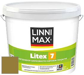 Краска LINNIMAX LITEX 7 / ЛИННИМАКС ЛИТЕКС 7  (CAPAROL SAMTEX 7) латексная краска цвет NCS S 4050-G90Y 