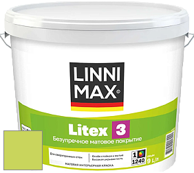 Краска LINNIMAX LITEX 3 / ЛИННИМАКС ЛИТЕКС 3 (ALPINA PREMIUM WAND) латексная краска цвет NCS S 0560-G50Y 