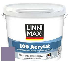 Краска LINNIMAX 100 ACRYLAT / ЛИННИМАКС 100 АКРИЛАТ (CAPAROL AMPHIBOLIN) акриловая краска цвет Velvet 75 