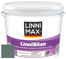 Краска LINNIMAX LinniSilan /ЛИННИМАКС ЛинниСилан (CAPAROL CAPASILAN) глубокоматовая краска цвет NCS S 6010-B90G 