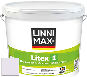 Краска LINNIMAX LITEX 1 / ЛИННИМАКС ЛИТЕКС 1 (CAPAROL SAMTEX 3) высокоэкологичная латексная краска цвет NCS S 0510-R50B 