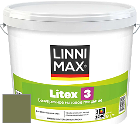 Краска LINNIMAX LITEX 3 / ЛИННИМАКС ЛИТЕКС 3 (ALPINA PREMIUM WAND) латексная краска цвет NCS S 5030-G50Y 