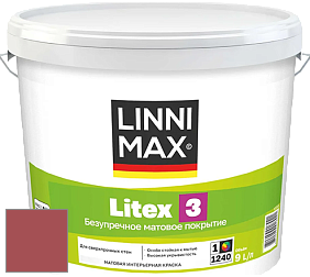 Краска LINNIMAX LITEX 3 / ЛИННИМАКС ЛИТЕКС 3 (ALPINA PREMIUM WAND) латексная краска цвет Barolo 100 