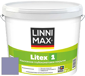 Краска LINNIMAX LITEX 1 / ЛИННИМАКС ЛИТЕКС 1 (CAPAROL SAMTEX 3) высокоэкологичная латексная краска цвет NCS S 3030-R60B 