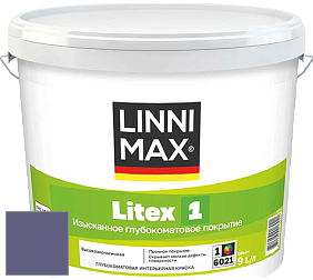 Краска LINNIMAX LITEX 1 / ЛИННИМАКС ЛИТЕКС 1 (CAPAROL SAMTEX 3) высокоэкологичная латексная краска цвет NCS S 5030-R60B 