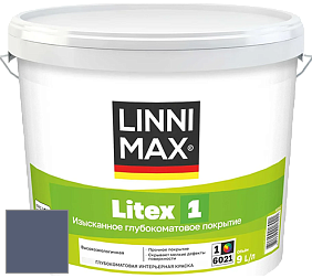 Краска LINNIMAX LITEX 1 / ЛИННИМАКС ЛИТЕКС 1 (CAPAROL SAMTEX 3) высокоэкологичная латексная краска цвет Saphir 40 