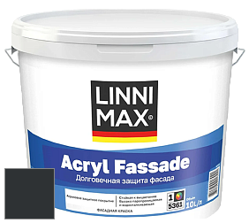 Краска LINNIMAX ACRYL FASSADE / ЛИННИМАКС АКРИЛ ФАССАДЕ (CAPAROL) акриловая фасадная краска цвет RAL 7021 