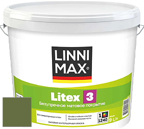 Краска LINNIMAX LITEX 3 / ЛИННИМАКС ЛИТЕКС 3 (ALPINA PREMIUM WAND) латексная краска цвет NCS S 5040-G40Y 