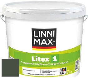 Краска LINNIMAX LITEX 1 / ЛИННИМАКС ЛИТЕКС 1 (CAPAROL SAMTEX 3) высокоэкологичная латексная краска цвет Oase 35 