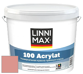Краска LINNIMAX 100 ACRYLAT / ЛИННИМАКС 100 АКРИЛАТ (CAPAROL AMPHIBOLIN) акриловая краска цвет Grenadin 140 