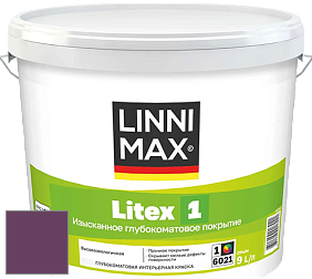 Краска LINNIMAX LITEX 1 / ЛИННИМАКС ЛИТЕКС 1 (CAPAROL SAMTEX 3) высокоэкологичная латексная краска цвет NCS S 5040-R40B 