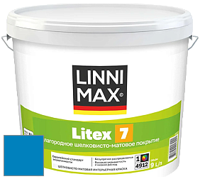 Краска LINNIMAX LITEX 7 / ЛИННИМАКС ЛИТЕКС 7  (CAPAROL SAMTEX 7) латексная краска цвет NCS S 2065-R90B 