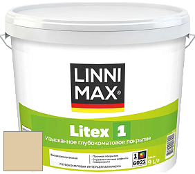Краска LINNIMAX LITEX 1 / ЛИННИМАКС ЛИТЕКС 1 (CAPAROL SAMTEX 3) высокоэкологичная латексная краска цвет NCS S 1515-Y10R 