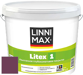 Краска LINNIMAX LITEX 1 / ЛИННИМАКС ЛИТЕКС 1 (CAPAROL SAMTEX 3) высокоэкологичная латексная краска цвет NCS S 5040-R30B 